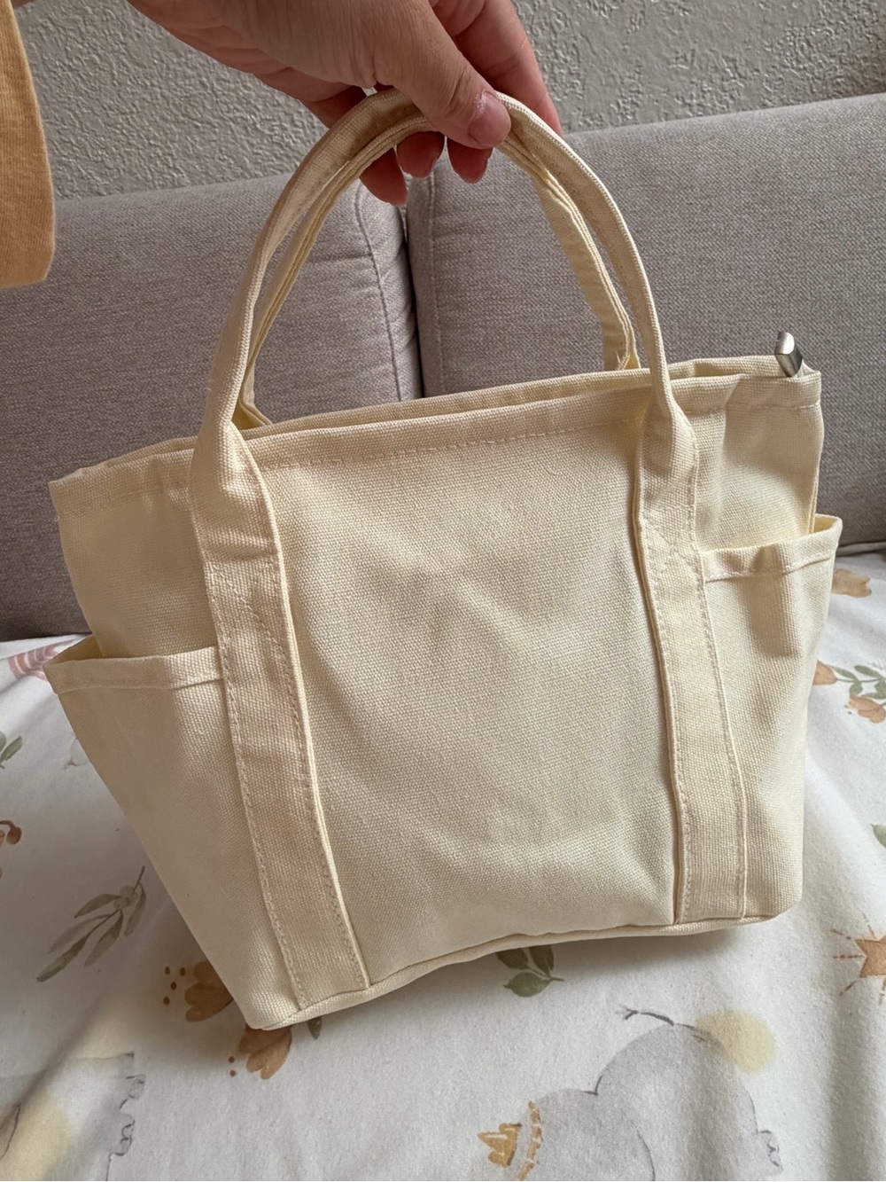 Miffy Canvas Tote Bag in Cream - Picture 3 of 6